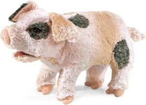 Folkmanis Grunting Pig Hand Puppet, Standard Packaging, Pink