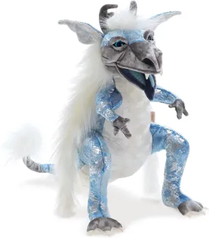 Folkmanis Ice Dragon Hand Puppet