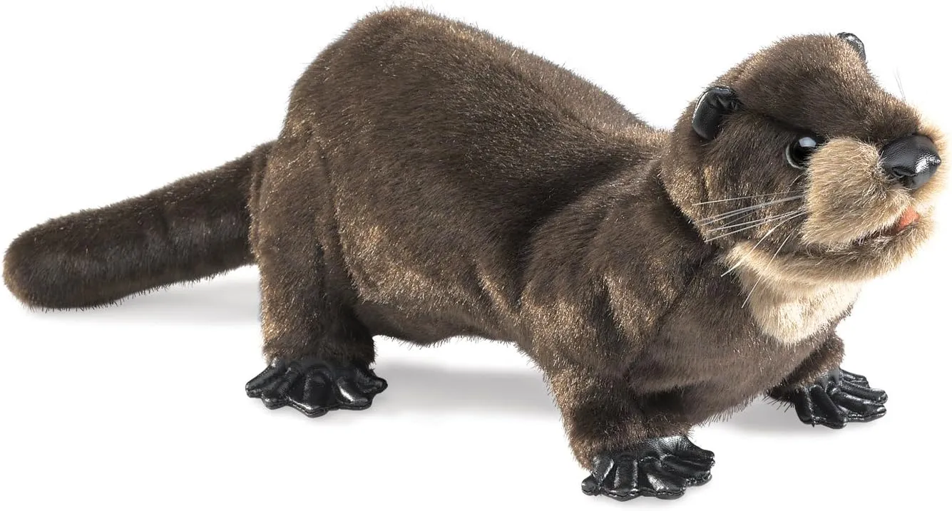 Folkmanis River Otter Hand Puppet, Brown, 1 EA