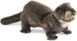 Folkmanis River Otter Hand Puppet, Brown, 1 EA