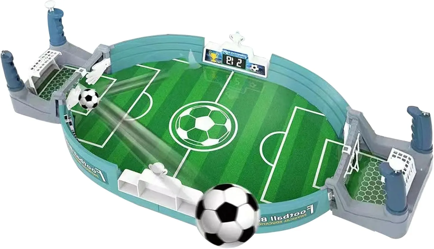 Foosball Table Interactive Game - Foosball Games, Football Soccer Board Games Set Kids Adults Fun and Interactive Game Improve Hand-Eye Coordination