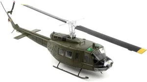 for AF1 US Army UH-1H Huey Helicopter 116th Hornet Squadron 674# Vietnam 1967 1:48 DIECAST Aircraft Pre-Built Model
