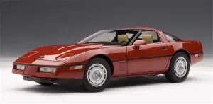 for AUTOART for Chevrolet for Corvette for C4 1986 red 1:18 Truck Pre-Built Model