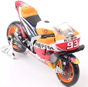 for Honda RC213V LCR Team 2021 Rider #73 Alex Marquez 1/18 Scale Motorcycle Models and Toy Car Models Bike Collectibles Motorcycle Model(#93)