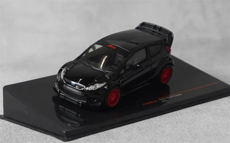for IXO for Ford for Fiesta Custom Edition Car 2011 Black 1:43 Car Pre-Built Model