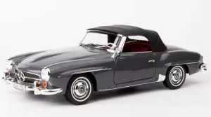for Norev for Mercedes for Benz for 190 SL 1957 Grey 1:18 Truck Pre-Built Model