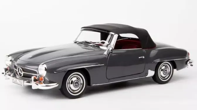 for Norev for Mercedes for Benz for 190 SL 1957 Grey 1:18 Truck Pre-Built Model