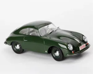 for Norev for Porsche for 356 Coupé 1954 Dark Green 1:18 Car Pre-Built Model