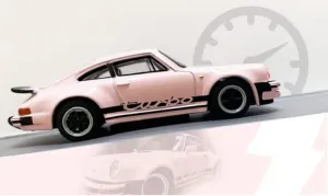 for Schuco for Porsche for 911 930Turbo Sports car Pink 1/64 Truck Pre-Built Model