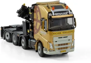 for WSI for Volvo FH4 for Globetrotter XL 8X2 TAG AXLE with PALFINGER PK78002 SH   JIB for RENSINK 1/50 Truck Pre-Built Model