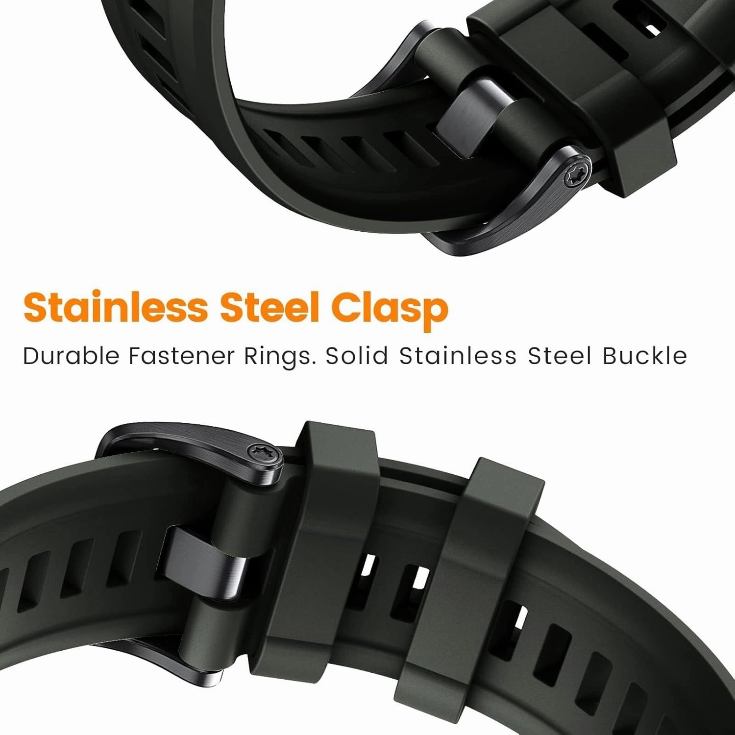 For Fenix 8 Replacement Band 22mm Fenix 7 Bands Fenix 6 Quickfit Watch Band Fenix 5 Plus Silicone Wristband Fenix 6 pro Sports Smart watch Band