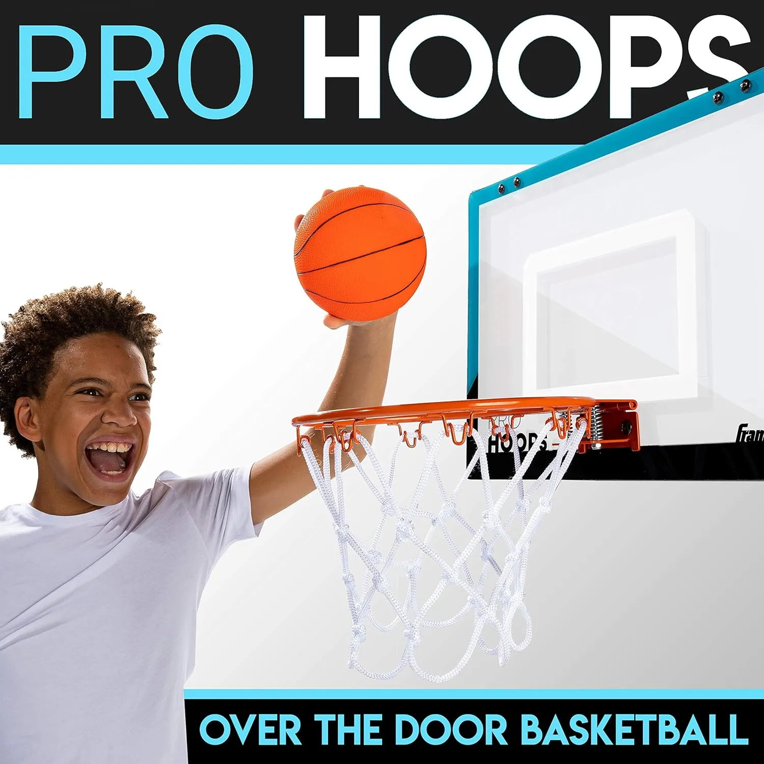 Franklin Sports Mini Basketball Hoops-Indoor Over The Door Mini Hoop Basketball Sets-Perfect Accessory for Bedroom Office