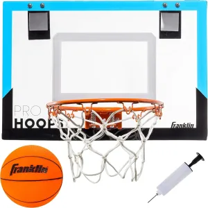 Franklin Sports Mini Basketball Hoops-Indoor Over The Door Mini Hoop Basketball Sets-Perfect Accessory for Bedroom Office
