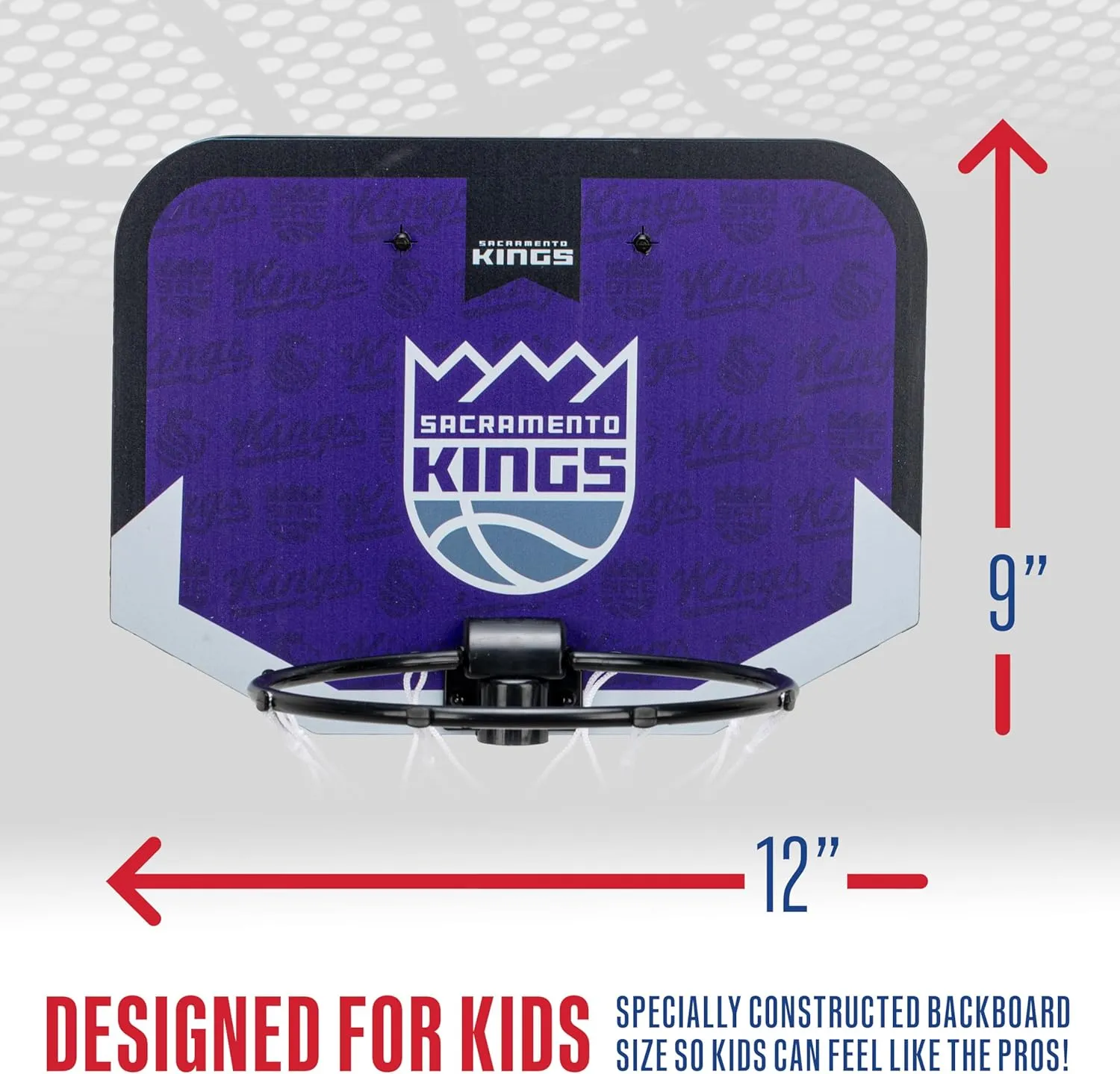 Franklin Sports NBA Team Over The Door Basketball Hoop - Kids Indoor Mini Basketball Hoop with Basketball - NBA Fan Shop Mini Hoop for Bedroom & Office