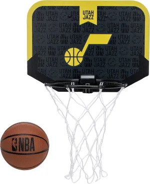 Franklin Sports NBA Team Over The Door Basketball Hoop - Kids Indoor Mini Basketball Hoop with Basketball - NBA Fan Shop Mini Hoop for Bedroom & Office