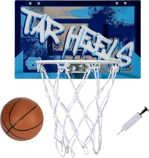Franklin Sports NCAA Over The Door Basketball Hoop - Kids Indoor Basketball Hoop with Basketball - NCAA Fan Shop Mini Hoop for Bedroom   Office - Over The Door Mini Hoop