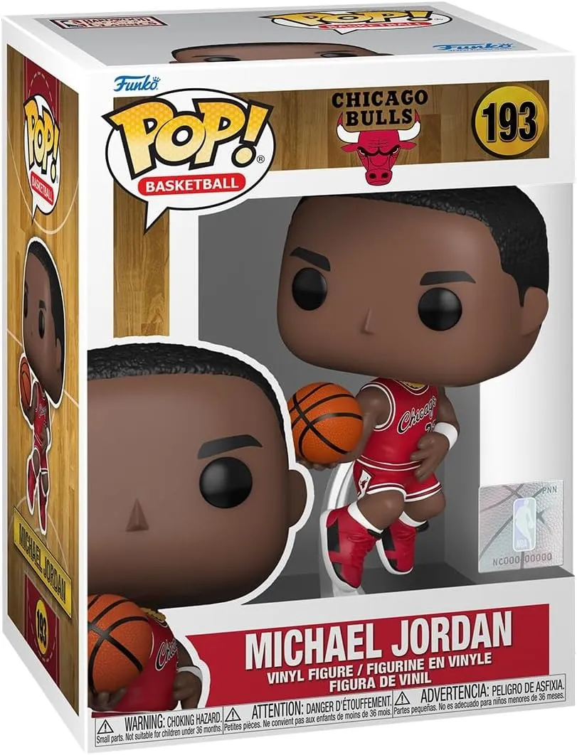 Funko POP NBA: Bulls - RS Michael Jordan - Collectable Vinyl Figure - Gift Idea - Official Merchandise - for Kids & Adults - Sports Fans - Model Figure for Collectors and Display