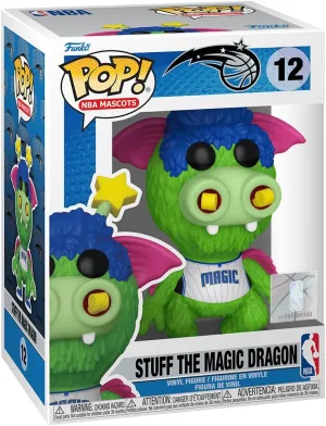 Funko POP! NBA: Mascots - Orlando - Stuff The Magic Dragon - Collectable Vinyl Figure - Gift Idea - Official Merchandise - for Kids & Adults - Sports Fans - Model Figure for Collectors and Display