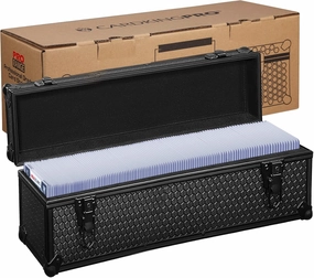 Game Card Storage Case | Designed for Top-loaders Fits 400  (35pt), Boulder Boxes, One-Touch & Deck Box 100  | Strong Protection | Lockable Box | Hard Case | Fits All Standard TGC Trading Cards