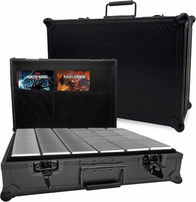 Game Card Storage Case (KingMega Edition) | Compatible with Magic The Gathering, MTG, Cards Against Humanity, All Standard TGC Trading Card Games | Includes 8 Dividers | Fits 5400  Unsleeved Cards