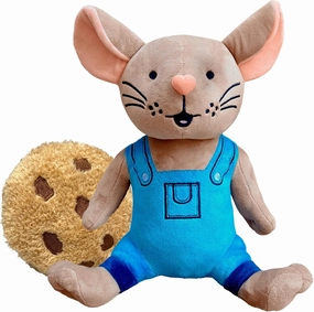 Give a Mouse a Cookie Plush, If You Book Buddies Plush 2PCS, 11.8" Cute Mouse and 4.7" Cookie Plush Toy Gifts for Students, Children and Christmas