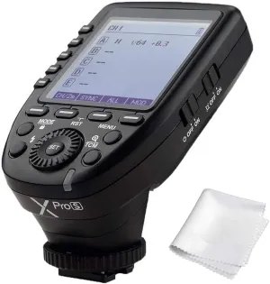 Godox Xpro-S for Sony TTL Wireless Flash Trigger 1/8000s HSS TTL-Convert-Manual Function Large Screen Slanted Design 5 Dedicated Group Buttons 11 Customizable Functions