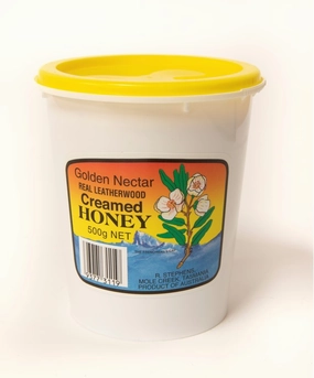 Golden Nectar Honey Leatherwood Creamed 500gm