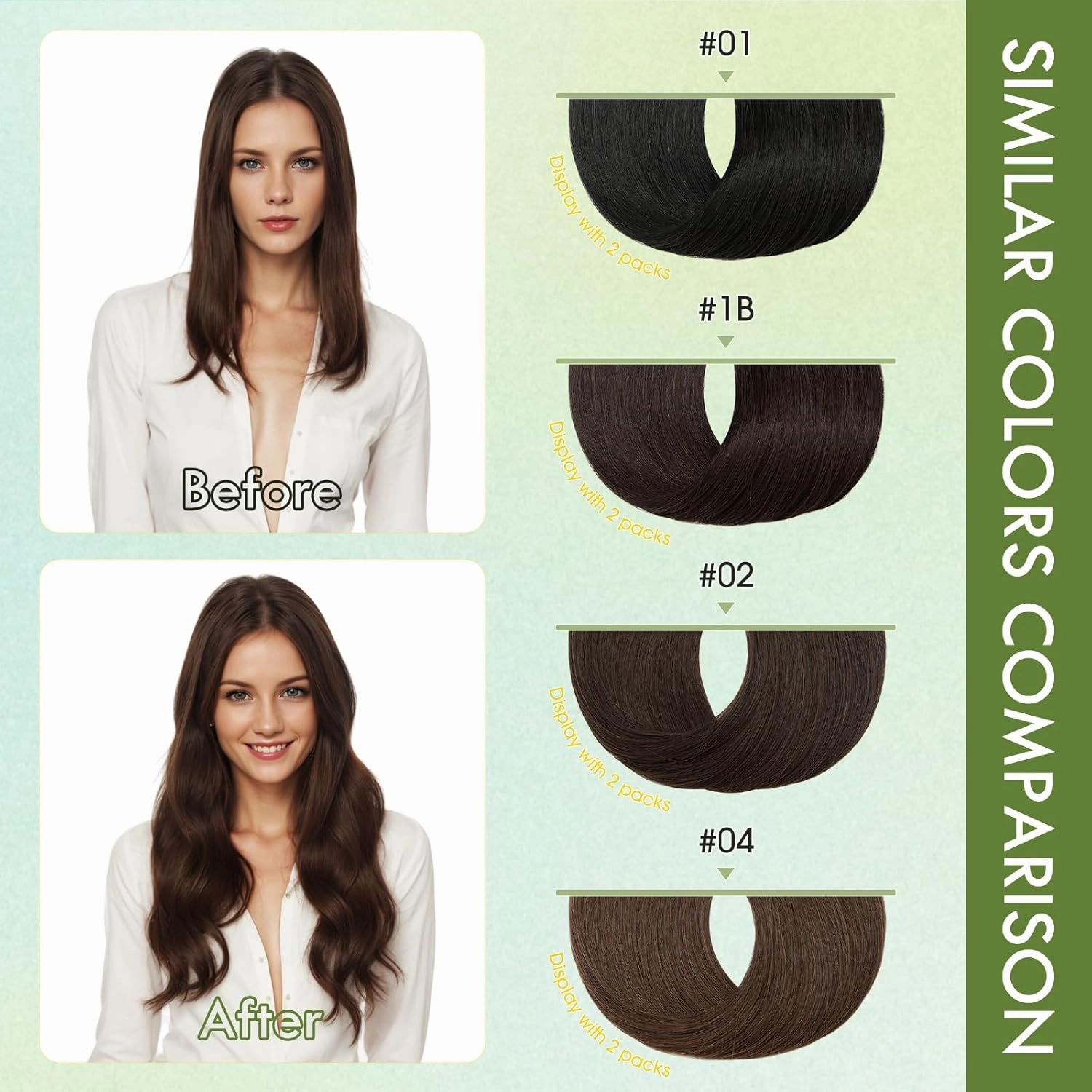 Hairro Microlink Human Hair Extensions For Women Micro Loop Micro Beads Real Hair Pre Bonded Cold Fusion Micro Ring Hairpieces 14 inch 50g 100 Strands #04 Medium Brown