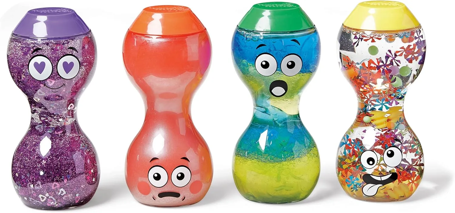 hand2mind Express Your Feelings Sensory Bottles- Secondary Emotions 2, Toddler Sensory Toys, Quiet Fidget Toys, Play Therapy Toys, Calm Down Corner Supplies, Calming Corner, Social Emotional Learning