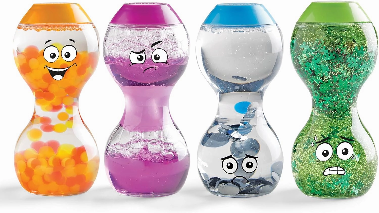 hand2mind Express Your Feelings Sensory Bottles- Secondary Emotions, Toddler Sensory Toys, Quiet Fidget Toys, Play Therapy Toys, Calm Down Corner Supplies, Calming Corner, Social Emotional Learning