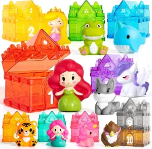 Hely Cancy Learning Toys for Toddlers 1-3 - 20-Piece Montessori Sensory Toy Set, Matching, Counting, Sorting Activities for Ages 12  Months