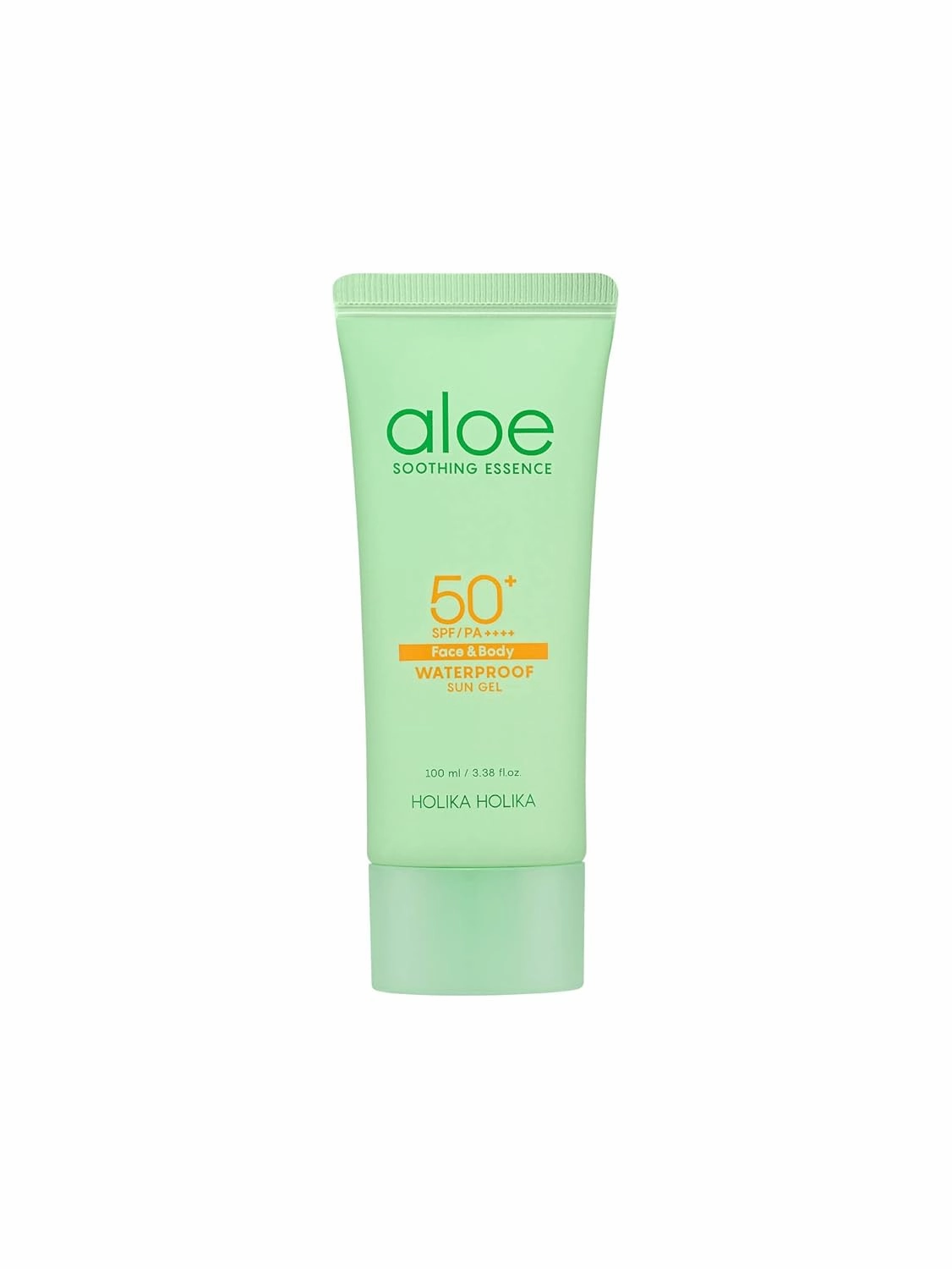 Holika Holika Aloe Waterproof Sun Cream 70ml - Mild, Soft, Moisturizing, Non-sticky, No White Cast, Aloin Free Sun Screen protect UV ray SPF 50  PA    