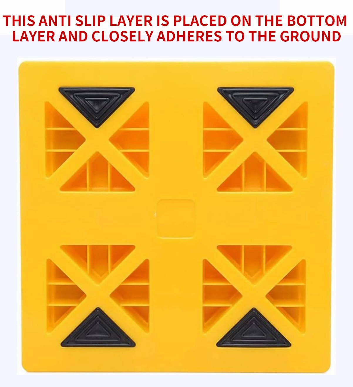 Homeon Wheels Camper Leveling Blocks, Ideal for Leveling Single and Dual Wheels, Heavy Duty Rv Leveling Blocks and Chocks Anti-Slip Pads Design, Camper Levelers 10 Pack with Carrying Bag (Yellow)