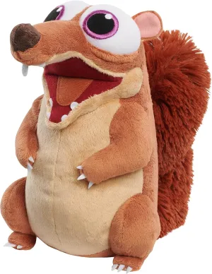 ICE AGE The Adventures of Buck Wild Baby Scrat 10.5-Inch Animated Feature Plushie with Sound Effects, Kids Toys for Ages 3 Up, Amazon Exclusive by Just Play