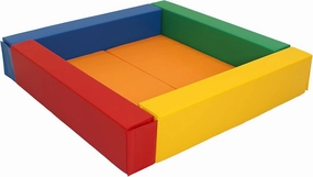 IGLU Soft Play Ball Pool for Toddlers Foam Pit for Activities Indoor and Outdoor in Multicolor (51 inch)