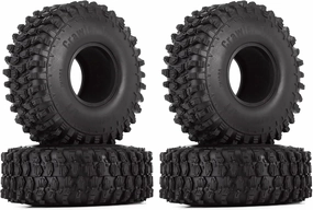 INJORA 1.9 Crawler Tires 120mm Rubber All Terrain Wheel Tires for 1/10 RC Rock Crawler Car FCX10 TRX4 Axial SCX10 Redcat Gen8