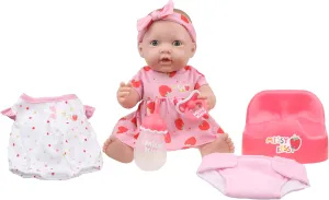 JC Toys Missy Kissy Kiss & Care Nursery | Drink & Wet Interactive Doll Gift Set