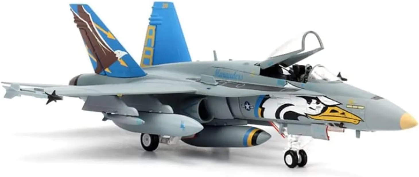 JC Wings F/A-18C Hornet, U.S. Navy,VFA-82 Marauders,USS ENTERPISE,2004 1/72 DIECAST Aircraft Pre-Built Model