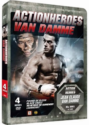 Jean-Claude Van Damme Action Heroes Collection 4-DVD Set ( Pound of Flesh / Black Eagle / No Retreat No Surrender / Lionheart ) ( Pound of Flesh / Black [ NON-USA FORMAT, PAL, Reg.2 Import - Denm