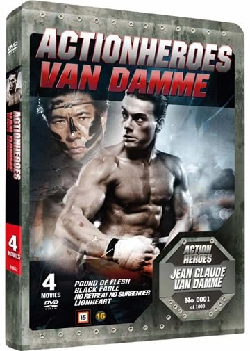 Jean-Claude Van Damme Action Heroes Collection 4-DVD Set ( Pound of Flesh / Black Eagle / No Retreat No Surrender / Lionheart ) ( Pound of Flesh / Black [ NON-USA FORMAT, PAL, Reg.2 Import - Denm