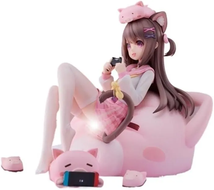 Kafuu Chino & Asaki Action Figure/ECCHI Anime Figure/Painted Character Model/Toy Model/PVC/Anime Collector's Item(Asaki)