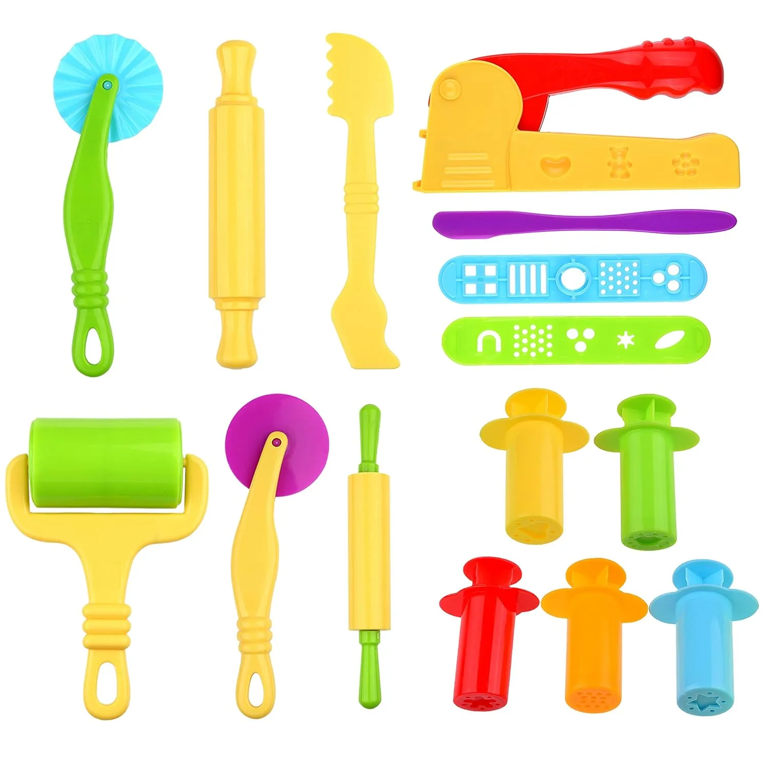 Kare & Kind® Set of 12pcs Smart Dough Tools Kit Extruder Machine/Extruder Tools/Dough Tools