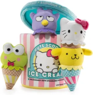 Kidrobot Sanrio Cute Scoops Ice Cream Interactive Plush