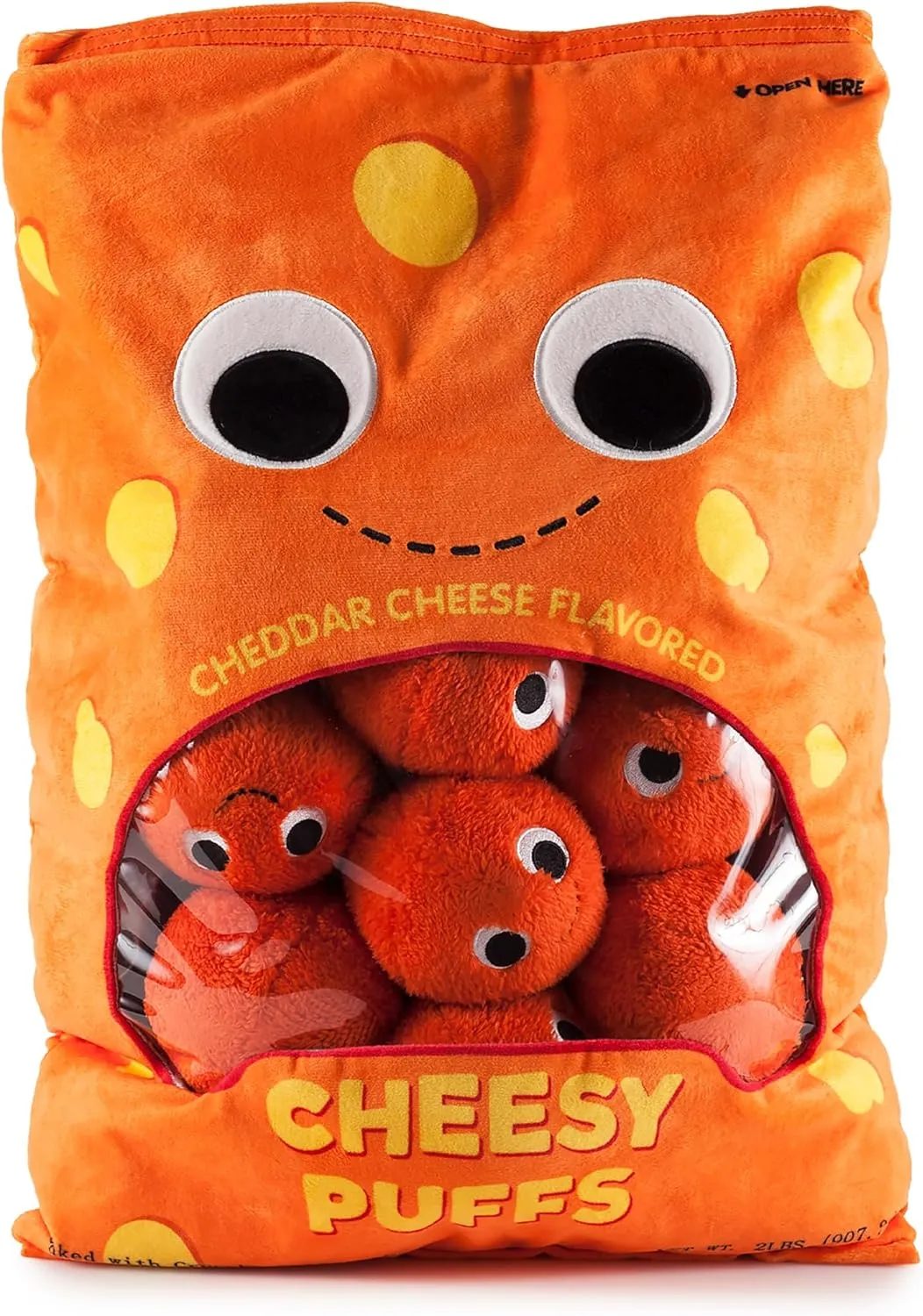 Kidrobot Yummy World Arnold & The Cheesy Puffs XL Interactive Plush