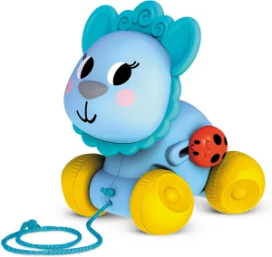 Kids Hits Educational Toddler Push and Pull Toy (Llama)
