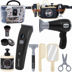 Kids Hair Stylist Play Set - Kids Shaving Kit for Boys - Kids Barber Shop Playset - Pretend Play Toy Gift for Boys Kids Age 3  Years Old