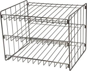 Kitchen Details 3 Tier Can Organizer | Canned Food Storage Rack | Kitchen Cabinet and Pantry Organization | Holds 36 Cans | Space Saving | Onyx