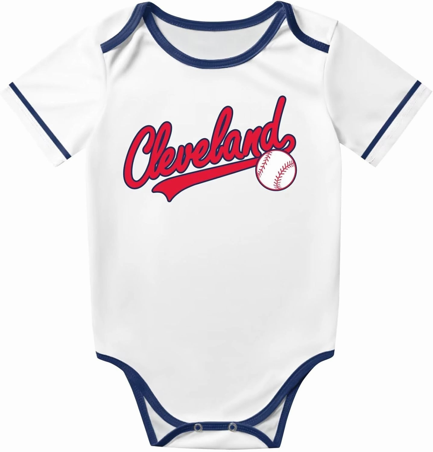 KREDE Baby Clothes Unisex Bodysuit Personalized Custom Baby Name Number for Boy Girl