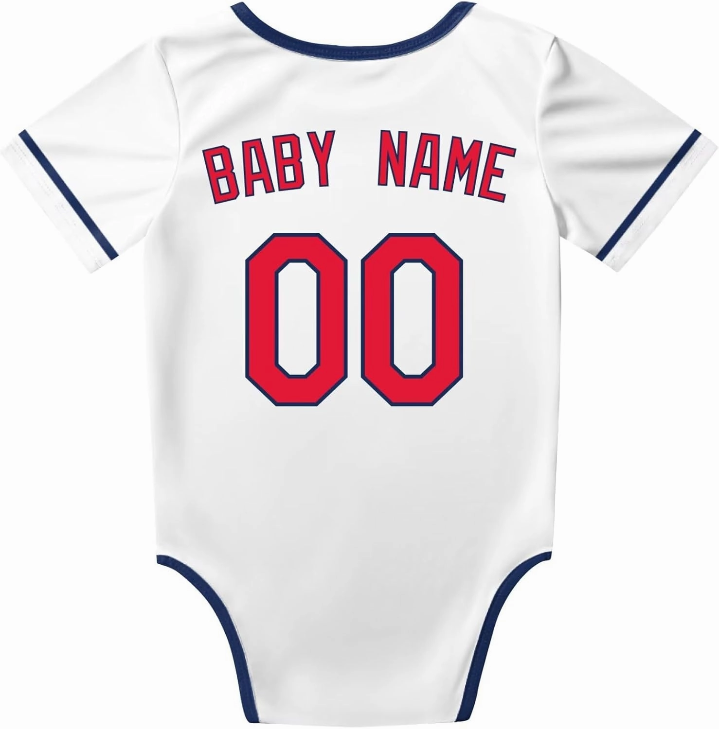 KREDE Baby Clothes Unisex Bodysuit Personalized Custom Baby Name Number for Boy Girl