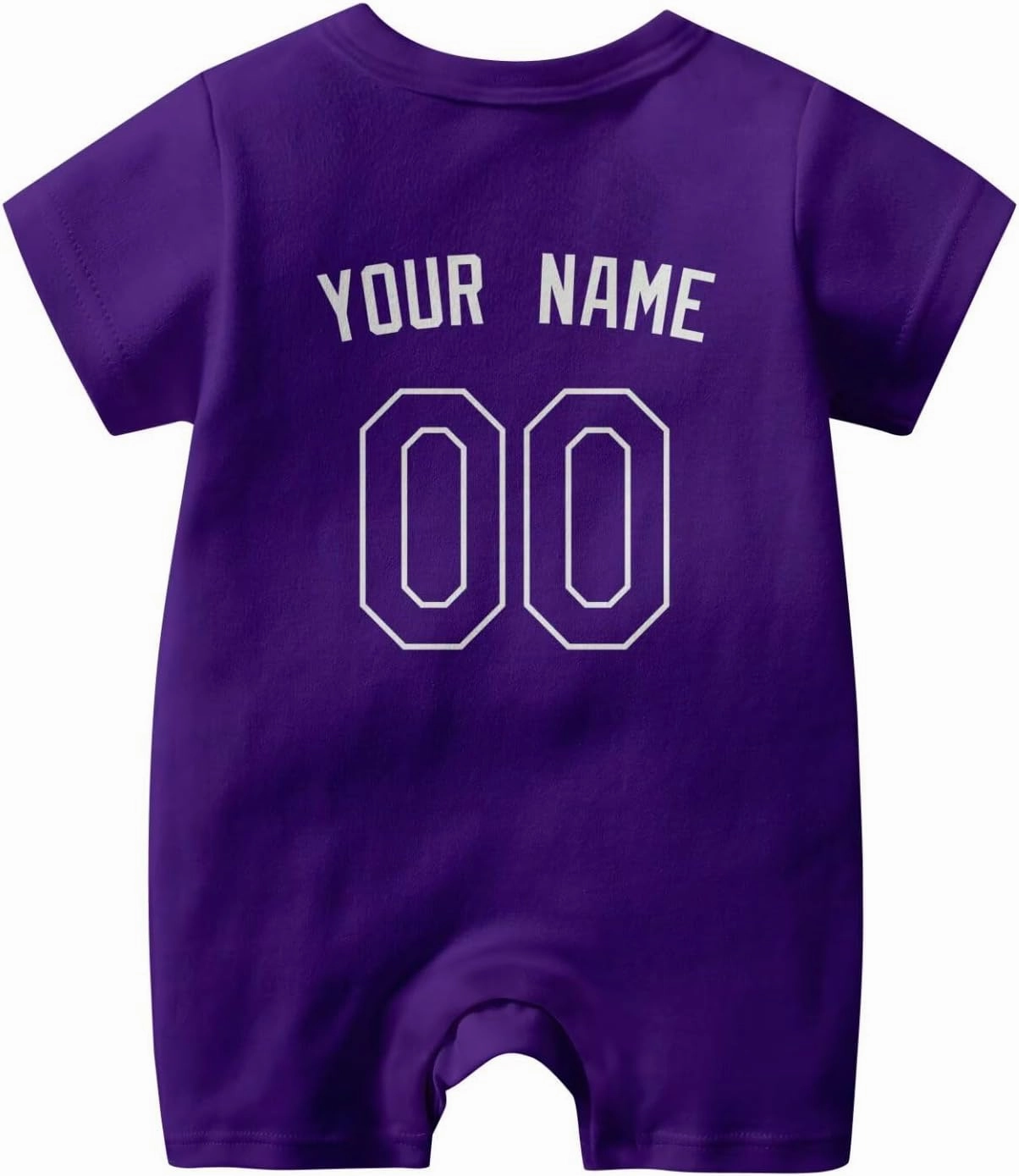 KREDE Baby Clothes Unisex Bodysuit Rompers Custom Name Number for Baby Boys